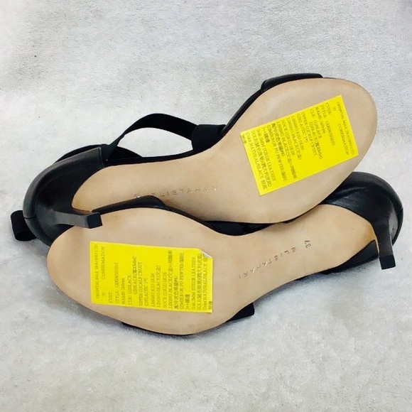 TAHARI Leather Heels in Black NEW - Picture 4 of 6